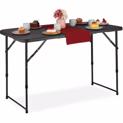 Cette table de camping est parfaitement adaptée pour vos séjours en camping, vos soirées barbecue et vos fêtes. Conçue pour a ...