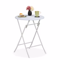 Profitez pleinement de l’été avec cette superbe table de jardin pliante. Cette table ronde, pouvant accueillir jusqu'à 4 pers ...