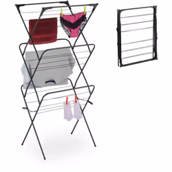 Sécher le linge prend souvent plus de place que prévu. Ce séchoir à linge compact vous offre enfin une solution pratique : av ...