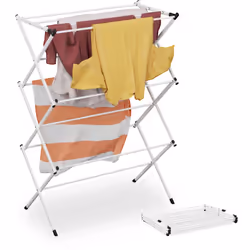 Faire sécher le linge prend souvent plus de place que prévu. Ce séchoir à linge compact vous offre enfin une solution pratiqu ...