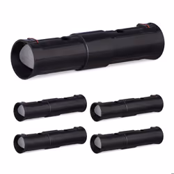 Relaxdays Pièges à taupes set de 5 piège pour taupes 2 ouvertures de contrôle réglable adapté aux animaux noir