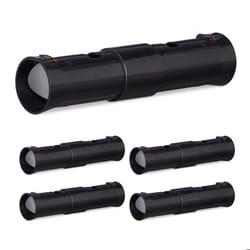 Relaxdays Pièges à taupes set de 5 piège pour taupes 2 ouvertures de contrôle réglable adapté aux animaux noir
