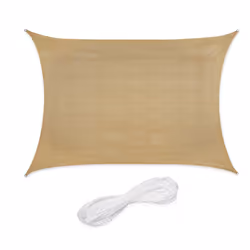 La toile d'ombrage rectangulaire en PE-HD offre non seulement une ombre généreuse, mais elle protège également efficacement c ...
