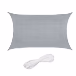 La toile d'ombrage rectangulaire en PE-HD offre non seulement une ombre généreuse, mais elle protège également efficacement c ...