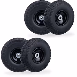 Vous avez besoin d’une roue de rechange pour votre chariot de transport ? Alors ce lot est idéal. Ces roues composées d’un pn ...