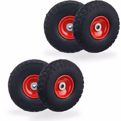 Vous avez besoin d’une roue de rechange pour votre chariot de transport ? Alors ce lot est idéal. Ces roues composées d’un pn ...