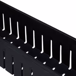 Tagère de cuisine à roulettes, 5 niveaux, rangement étroit, hlp 131x12,5x54 cm, plastique, noir - Relaxdays - Vue supplémentaire 6