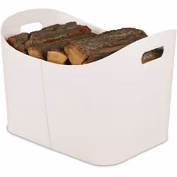 Ce panier à bois est unaccessoire de cheminée élégant et pratique pour votre salon. Grâce à son ansepratique, vous pouvez fac ...