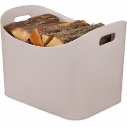 Ce panier à bois est unaccessoire de cheminée élégant et pratique pour votre salon. Grâce à son ansepratique, vous pouvez fac ...