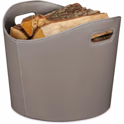 Ce panier à bois est unaccessoire de cheminée élégant et pratique pour votre salon. Grâce à son ansepratique, vous pouvez fac ...