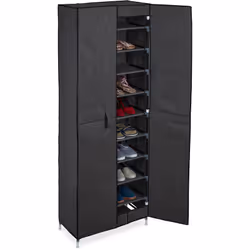 Rangez toutes vos chaussures dans cette grande armoire à chaussures. Ses 10 compartiments offrent de la place pour environ 30 ...