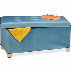 Cette banquette avec coffre de rangement est la solution idéale pour garder en ordre votre salon, votre couloir et les autres ...
