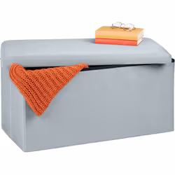 Cette banquetteavec coffre de rangement est la solution idéale pour garder en ordre votresalon, votre couloir et les autres p ...