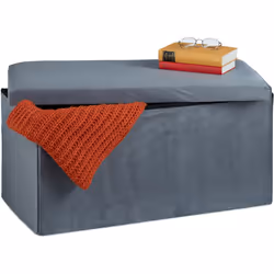 Cette banquetteavec coffre de rangement est la solution idéale pour garder en ordre votresalon, votre couloir et les autres p ...