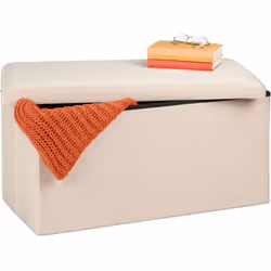 Cette banquetteavec coffre de rangement est la solution idéale pour garder en ordre votresalon, votre couloir et les autres p ...