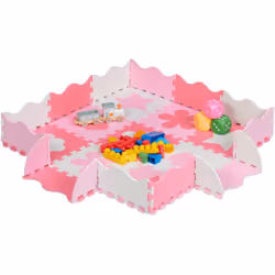 Ce tapisde jeu souple en puzzle garantit de la joie pour les tout-petits. Ce tapispuzzle flexible se compose de 34 pièces en  ...
