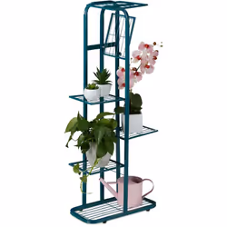 Cetescalier pour plantes en métal vous offre enfin la place nécessaire pourdisposer vos différentes fleurs. Répartissez jolim ...
