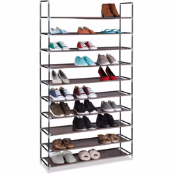 Cette étagère à chaussures est très pratique avec ses 10 étages car vous avez beaucoup d'espace de rangement pour les chaussu ...