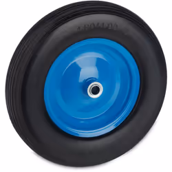 Besoind’une nouvelle roue pour votre brouette ? La roue 4.80 4.00-8 avec son pneuincrevable vous garantit un confort de manut ...