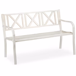 Quoi demieux que de profiter de son jardin lors d’un beau jour d’été ? Détendez-voussur ce banc confortable et décoratif. Ce  ...
