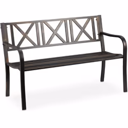 Quoi demieux que de profiter de son jardin lors d’un beau jour d’été ? Détendez-voussur ce banc confortable et décoratif. Ce ...