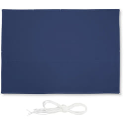 Relaxdays - Voile d'ombrage, 3,5 x 4,5 m, imperméable, protection anti-UV, tendeurs, terrasse, balcon, rectangulaire, bleu