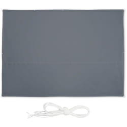 Relaxdays Voile d’ombrage rectangulaire, 3,5 x 4,5 m, imperméable, anti-UV, avec tendeurs, terrasse, balcon, gris