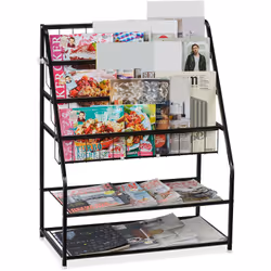 Avec ce porte-journaux,vous pouvez ranger les journaux, magazines et périodiques de manière claire etpeu encombrante. Grâce à ...