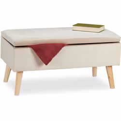 Description générale Ce banc élégant avec une housse en velours apporte une touche de sophistication à votre intérieur tout e ...