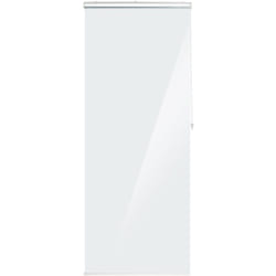 Relaxdays - Store de baignoire, 80x240cm, rideau de douche hydrofuge, anti-éclaboussures, différentes tailles, transparent