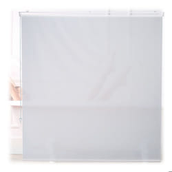 Relaxdays Store de baignoire 160x240 cm rideau de douche hydrofuge plafond & fenêtre pare-bain salle de bain blanc