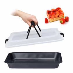 Relaxdays 10024300_46, Rectangulaire, Acier au carbone, Plastique, Noir