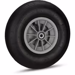 Si vous avez besoin d’une roue pour votre brouette de jardin, optez pour cette roue en caoutchouc increvable. La roue est rés ...