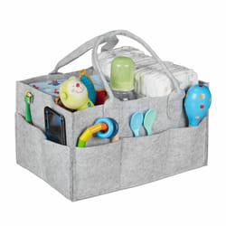 Relaxdays 4052025902018 Boîte de rangement Rectangulaire Feutrine Gris