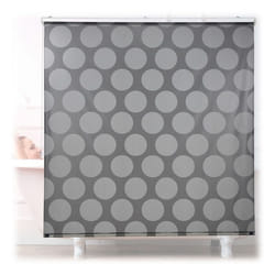 Relaxdays Store de baignoire 160x240 cm rideau de douche hydrofuge montage au plafond & à la fenêtre pare-bain gris