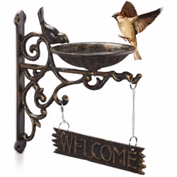 Réjouissez vous à la vue des moineaux, des mésanges ou des merles qui visitent ces beaux abreuvoirs. Le bain d’oiseaux sera a ...