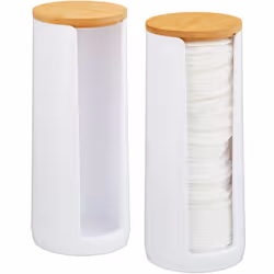 Ce set comporte 2 boîtes de rangement très utiles pour la salle de bain ou votre coiffeuse pour avoir une vision plus ordonné ...