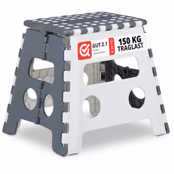 Obtenez un accessoire universel pour votre maison avec ce tabouret pratique. L’escabeau pliant est déplié en un instant et vo ...