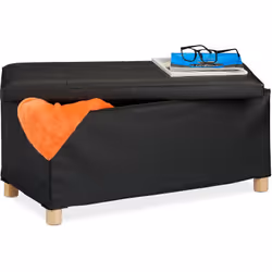 Le banc pliable avec espace de rangement est une solution 2 en 1 intelligente pour votre salon. Rangez les coussins, les couv ...