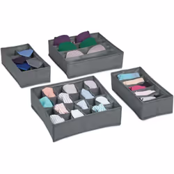 Avec cet organiseur, vous pouvez mettre de l'ordre dans le chaos de la lessive et trier clairement les chaussettes, les souti ...