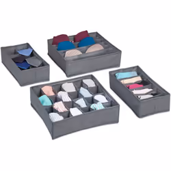 Avec cet organiseur, vous pouvez mettre de l'ordre dans le chaos de la lessive et trier clairement les chaussettes, les souti ...