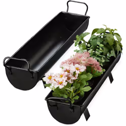 Les pots de fleurs semi-ronds en look zinc sont parfaits pour vos plantes sur le balcon, la terrasse ou dans le jardin. Le st ...