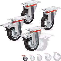 Avec ces roues vous déplacez les meubles, les palettes, machines ou appareils lourds. Pour ceci vissez simplement les roues e ...