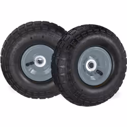 Achetez ces roues pour votre plus grand confort pour le chariot, le chariot manuel ou le diable. Vous pourrez avec ces roues  ...