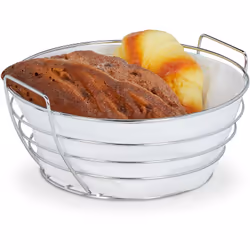 Cette corbeille à painmoderne est idéale pour un délicieux petit-déjeuner ou le dîner. Du pain frais,des petits pains chauds  ...