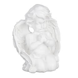 Relaxdays 10030897_49 Statut de jardin religieuse Polyrésine Blanc 1 pièce(s)