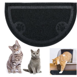 Tapis de gamelle, toilettes pour chats & chiens, antidérapant, étanche, support en pvc, 40x59 cm, couleurs - Relaxdays