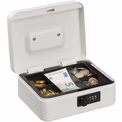 Si vous voulez stocker del'argent en toute sécurité, cette caisse à monnaie est le bon choix. La caissepeut être utilisée aus ...
