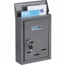 Avec ses dimensions compactes, cette boîte aux lettres est le choix idéalsi vous avez peu d'espace disponible sur le mur de v ...