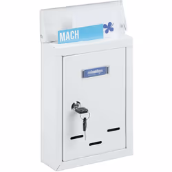 Avec ses dimensions compactes, cette boîte aux lettres est le choix idéalsi vous avez peu d'espace disponible sur le mur de v ...